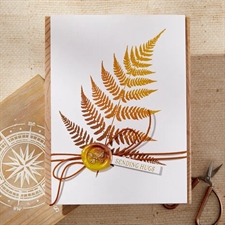 Spellbinders BetterPress Plate - Lush Ferns